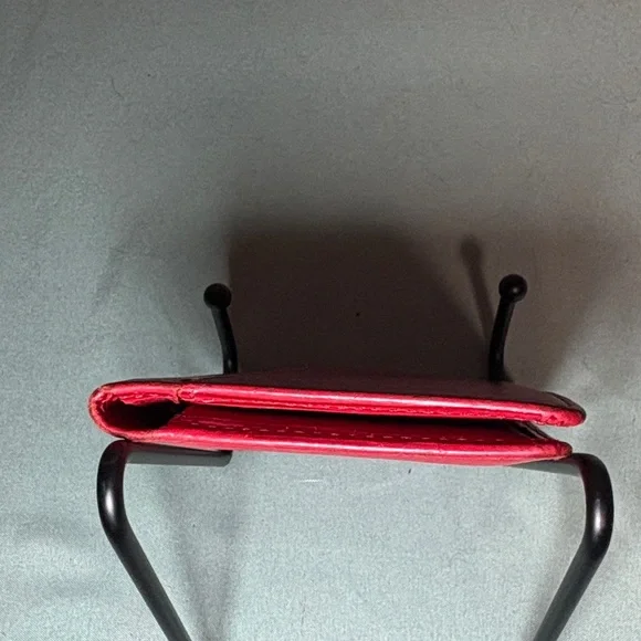 Louis Vuitton Red Epi Leather Card Holder Wallet Made in France Pouch Slim Fair - Picture 3 of 12